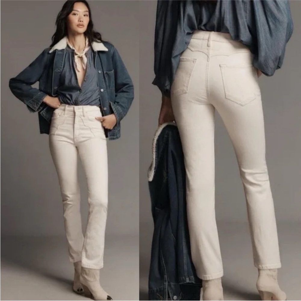 MOTHER SUPERIOR The Buckle Bunny Rider Ankle Jeans High Waist Act Natural 27